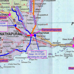 Parmakudi to Ramanathapuram NH87